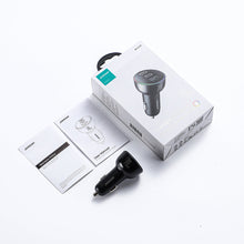 Заредете изображение във визуализатора на галерията – Joyroom car charger 70W with 3 ports: USB, 2 x USB C black (JR-CL26)
