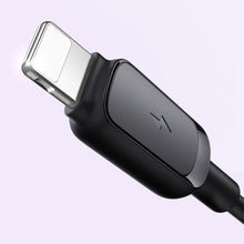 Заредете изображение във визуализатора на галерията – Lightning - USB 2.4A cable 1.2m Joyroom S-AL012A14 - black
