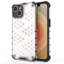 Заредете изображение във визуализатора на галерията – Honeycomb case for iPhone 14 armored hybrid cover transparent
