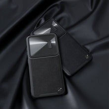 Заредете изображение във визуализатора на галерията – Nillkin CamShield Leather S Case for Samsung Galaxy S23+ cover with camera cover black
