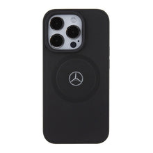 Заредете изображение във визуализатора на галерията – Original Case MERCEDES hardcase Crossed Lines Pattern
Leather MagSafe MEHMP15L23RMMK for Iphone 15 Pro Black
