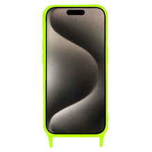 Заредете изображение във визуализатора на галерията – Strap Silicone Case for Iphone 11 design 2 lime
