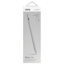 Заредете изображение във визуализатора на галерията – Uniq Pixo Lite case with magnetic stylus for iPad, grey/chalk grey
