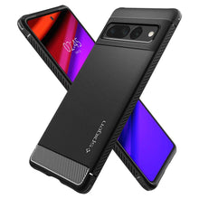 Заредете изображение във визуализатора на галерията – Spigen RUGGED ARMOR GOOGLE PIXEL 7 PRO MATTE BLACK
