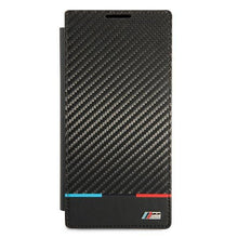 Заредете изображение във визуализатора на галерията – Etui BMW BMBKS22LPUCARTCBK S22 Ultra S908 czarny/black bookcase M Collection Triangles

