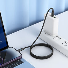 Заредете изображение във визуализатора на галерията – HOCO cable Type C to Iphone Lightning 8-pin Power Delivery 27W U127 1,2m black

