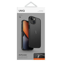 Заредете изображение във визуализатора на галерията – Uniq case Air Fender iPhone 14 6.1 "gray / smoked gray tinted
