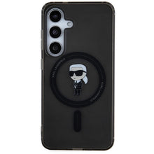 Заредете изображение във визуализатора на галерията – Karl Lagerfeld IML Ikonik MagSafe case for Samsung Galaxy S24 - black
