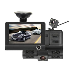 Заредете изображение във визуализатора на галерията – Car Dash Cam DVR-04 4,0 inches + rear camera
