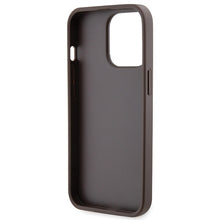 Заредете изображение във визуализатора на галерията – Original Case GUESS hardcase Crossbody 4G Metal Logo GUHCP13XP4TDSCPW for Iphone 13 Pro Max brown
