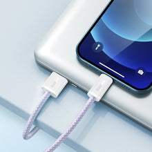 Заредете изображение във визуализатора на галерията – Baseus Dynamic 2 Series USB-A - Lightning 2.4A 480Mbps cable 1m purple
