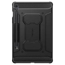 Заредете изображение във визуализатора на галерията – Spigen Rugged Armor Pro case for Samsung Galaxy Tab S9 FE 10.9'' X510 / X516B - black
