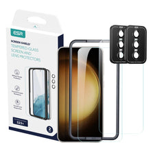 Заредете изображение във визуализатора на галерията – TEMPERED GLASS ESR PROTECTOR SET 2-PACK GALAXY S23+ PLUS CLEAR
