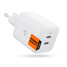 Заредете изображение във визуализатора на галерията – Spigen PE2106EU POWERARC 2-PORT NETWORK CHARGER PD65W WHITE
