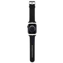 Заредете изображение във визуализатора на галерията – Karl Lagerfeld 3D Rubber Karl Head strap for Apple Watch 38/40/41mm - black
