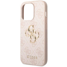 Заредете изображение във визуализатора на галерията – Guess GUHCP15X4GMGPI iPhone 15 Pro Max 6.7" pink/pink hardcase 4G Big Metal Logo
