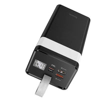 Заредете изображение във визуализатора на галерията – Hoco power bank 40 000mah with desk lamp + pd22,5w + qc3.0 j86 black - TopMag
