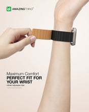 Заредете изображение във визуализатора на галерията – Amazing Thing Band Smoothie Mag AWSPMBO for Apple Watch 49/45/41 black
