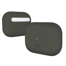 Заредете изображение във визуализатора на галерията – Uniq case Lino AirPods Pro Silicone grey/grey moss
