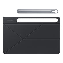 Заредете изображение във визуализатора на галерията – Flip case with stand for Samsung Galaxy Tab S9 Smart Book Cover - white
