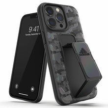 Заредете изображение във визуализатора на галерията – Adidas SP Grip Case CAMO iPhone 13/13 Pro black/black 47243
