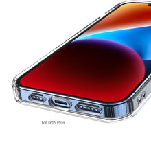 Заредете изображение във визуализатора на галерията – HOCO Magnetic airbag anti-fall case compatible with MagSafe do IPHONE 15 PLUS transparent
