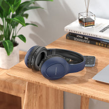 Заредете изображение във визуализатора на галерията – Borofone Headphones BO19 Musique bluetooth blue
