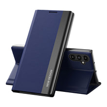 Заредете изображение във визуализатора на галерията – Sleep Case Pro cover for Samsung Galaxy A13 with flip stand blue
