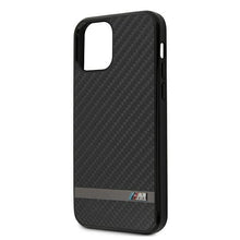 Заредете изображение във визуализатора на галерията – Etui BMW BMHCP12MASCFBK iPhone 12/12 Pro 6,1" czarny/black hardcase M Collection Carbon
