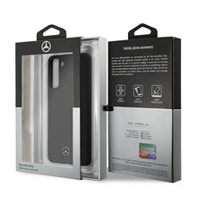 Заредете изображение във визуализатора на галерията – Original faceplate case MERCEDES MEHCS21SSILBK for SAMSUNG S21 (Silicone Line / black)

