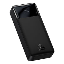 Заредете изображение във визуализатора на галерията – Baseus Bipow Fast Charging Power Bank 20000mAh 20W Black (Overseas Edition) + USB-A - Micro USB 0.25m Black Cable (PPBD050501)
