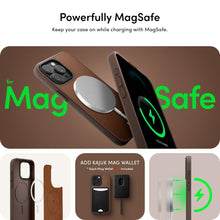 Заредете изображение във визуализатора на галерията – Spigen CYRILL KAJUK MAG MAGSAFE IPHONE 15 PRO SADDLE BROWN
