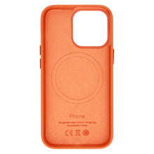 Заредете изображение във визуализатора на галерията – MagSafe Leather Case Iphone 14 Pro Orange
