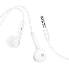 Заредете изображение във визуализатора на галерията – Borofone Earphones BM82 Art music with microphone white

