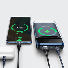 Заредете изображение във визуализатора на галерията – Baseus Magnetic powerbank 10000mAh 20W Overseas Edition navy blue + USB cable - USB Type C (PPCX010201)
