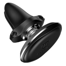 Заредете изображение във визуализатора на галерията – BASEUS car holder for air vent magnetic with cable clip black SUGX020001
