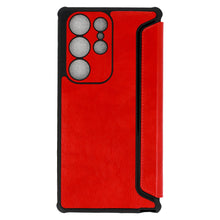 Заредете изображение във визуализатора на галерията – Razor Leather Book Case for Samsung Galaxy A22 5G red
