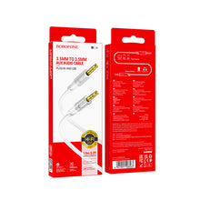 Заредете изображение във визуализатора на галерията – Borofone Cable BL19 Creator - jack 3,5mm to jack 3,5mm - 1 metre white
