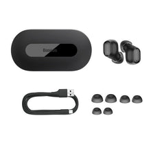 Заредете изображение във визуализатора на галерията – Baseus Bowie EZ10 TWS Bluetooth 5.3 wireless headphones - black

