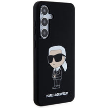 Заредете изображение във визуализатора на галерията – Karl Lagerfeld Silicone Ikonik case for Samsung Galaxy S24+ - black
