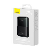 Заредете изображение във визуализатора на галерията – Baseus Baseus Pro 20000mAh 22.5W Black Powerbank with USB Type A - USB Type C 3A 0.3m cable (PPBD040301)
