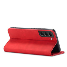 Заредете изображение във визуализатора на галерията – Magnet Fancy Case for Samsung Galaxy S23 flip cover wallet stand red
