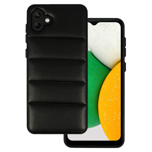 Leather 3D Case for Samsung Galaxy A04 design 2 black
