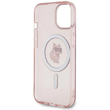 Заредете изображение във визуализатора на галерията – Karl Lagerfeld IML Choupette MagSafe case for iPhone 15 - pink
