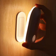 Заредете изображение във визуализатора на галерията – Baseus led (natural light) aisle light with motion detector + cable for charging dgsun-ra02 white - TopMag
