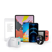 Заредете изображение във визуализатора на галерията – Joyroom USB wall charger 2.1 A UK plug white (L-1A101)
