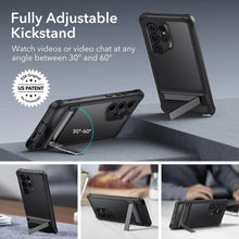 Заредете изображение във визуализатора на галерията – ESR Armor Kickstand case for Samsung Galaxy S24 Ultra - transparent and black
