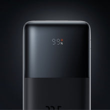 Заредете изображение във визуализатора на галерията – Baseus Baseus Pro 20000mAh 22.5W Black Powerbank with USB Type A - USB Type C 3A 0.3m cable (PPBD040301)
