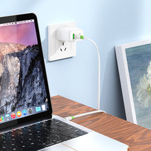 Заредете изображение във визуализатора на галерията – Borofone Cable BX89 Union - Type C to Type C - PD 60W 1 metre white-grey

