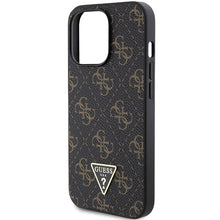 Заредете изображение във визуализатора на галерията – Original Case GUESS hardcase 4G Triangle Metal Logo GUHCP15LPG4GPK for Iphone 15 Pro black
